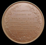 1852 Pharmaceutical Society Of Great Britain 70mm Medal - By Wyon