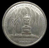 1852 Death Of The Duke Of Wellington 41mm Medal - Funeral Urn