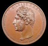 1853 James Gilbart Westminster Bank 51mm Cased Medal - By Taylor