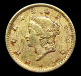 USA 1853 Liberty Head Gold Dollar - NVF