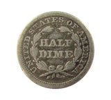 USA 1853 Seated Liberty Half Dime - GF