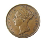 Victoria 1853 Halfpenny - NEF