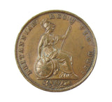 Victoria 1853 Halfpenny - NEF