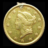 USA 1853-O Liberty Head Gold Dollar