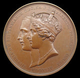 1854 Crystal Palace Sydenham 64mm Bronze Medal - By Adams