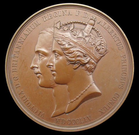 1854 Crystal Palace Sydenham 64mm Bronze Medal - By Adams