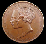 1854 Crystal Palace Sydenham 64mm Bronze Medal - By Adams