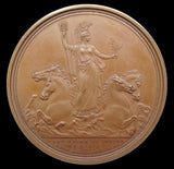 1854 William Wyon Art Union Of London 56mm Medal - By Wyon