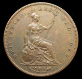 Victoria 1854 Penny - NEF