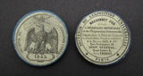 France 1855 Napoleon III Universal Exposition 50mm WM Medal - Cased