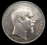 France Napoleon III 1855 Universal Exposition 60mm Silver Medal