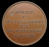 1855 Royal Academy 36mm Cased Medal - By Wyon