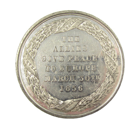 1856 Peace In Europe Sebastopol 52mm Medal - By Pinches
