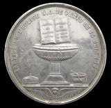 France 1856 Baptism Of Prince Napoleon Eugene 50mm Medal - Cased