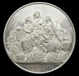 1857 Exhibition Of Art Treasures 41mm White Metal Medal - In Brass Shells