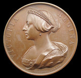 1857 Exhibition Of Art Treasures 41mm Bronze Medal - By Pinches