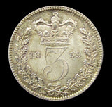 Victoria 1859 Threepence - GEF