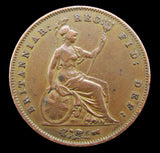 Victoria 1859 Penny - VF
