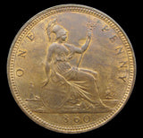 Victoria 1860 Penny - Freeman 13 - A/UNC