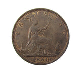 Victoria 1860 Farthing - EF