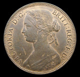 Victoria 1860 Penny - Freeman 10 - GEF