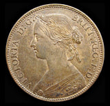 Victoria 1860 Penny - Freeman 13 - A/UNC