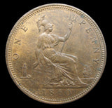 Victoria 1860 Penny - Freeman 13 - EF