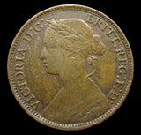 Victoria 1860 Farthing - TB/BB Mule - GF