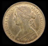 Victoria 1860 Penny - N/Z Error - EF