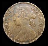 Victoria 1860 Penny - N/Z Error - Fine