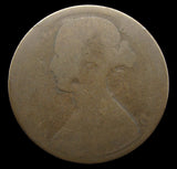 Victoria 1861 Penny - 6/8 In Date - Poor