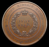 1861 Royal Hibernia Academy Of Arts 64mm Bronze Medal