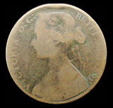 Victoria 1861 Penny - Freeman 28 - VG