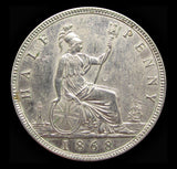 Victoria 1868 Halfpenny - Cupro Nickel Proof