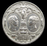 1862 Great Exhibition 38mm White Metal Medal - By Allen & Moore
