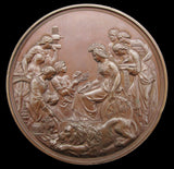 1862 International Exhibition 77mm Prize Medal - By Wyon