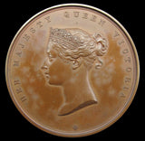 1862 International Exhibition 'For Services' 55mm Medal - By Wyon