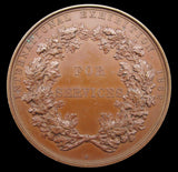 1862 International Exhibition 'For Services' 55mm Medal - By Wyon