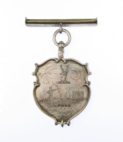 1865 Ancient Order Of Foresters Manchester Silver Presentation Medal