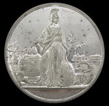 1862 International Exhibition Captain Fowke 74mm Medal - By Ottley