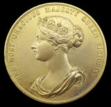 1862 International Exhibition London 64mm Gilt Medal - By Ottley