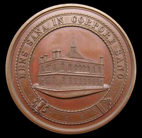 1862 Oxford Gymnasium 51mm Bronze Medal - Awarded R.Richards