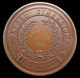 1862 Oxford Gymnasium 51mm Bronze Medal - Awarded R.Richards