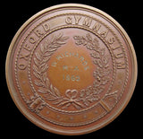 1862 Oxford Gymnasium 51mm Bronze Medal - Awarded R.Richards