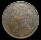 Victoria 1862 Penny - GVF