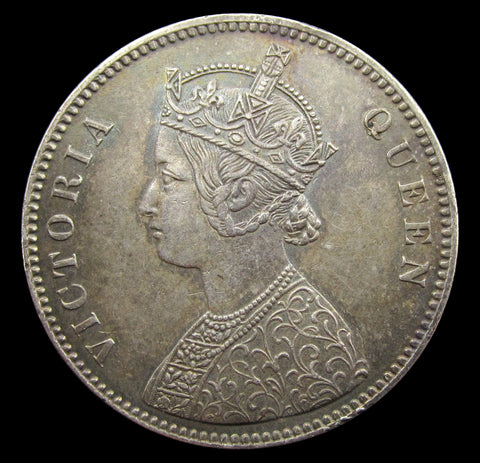 India Victoria 1862 Rupee - NEF