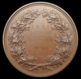 1862 International Exhibition 77mm Prize Medal - By Wyon