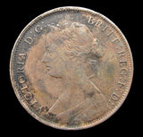 Victoria 1862 Halfpenny - Die Letter C