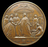 1863 Alexandra Of Denmark Entry Into London 77mm Medal - By Wyon