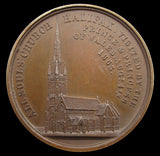 1863 Prince & Princess Of Wales Visit To Halifax 38mm Bronze Medal